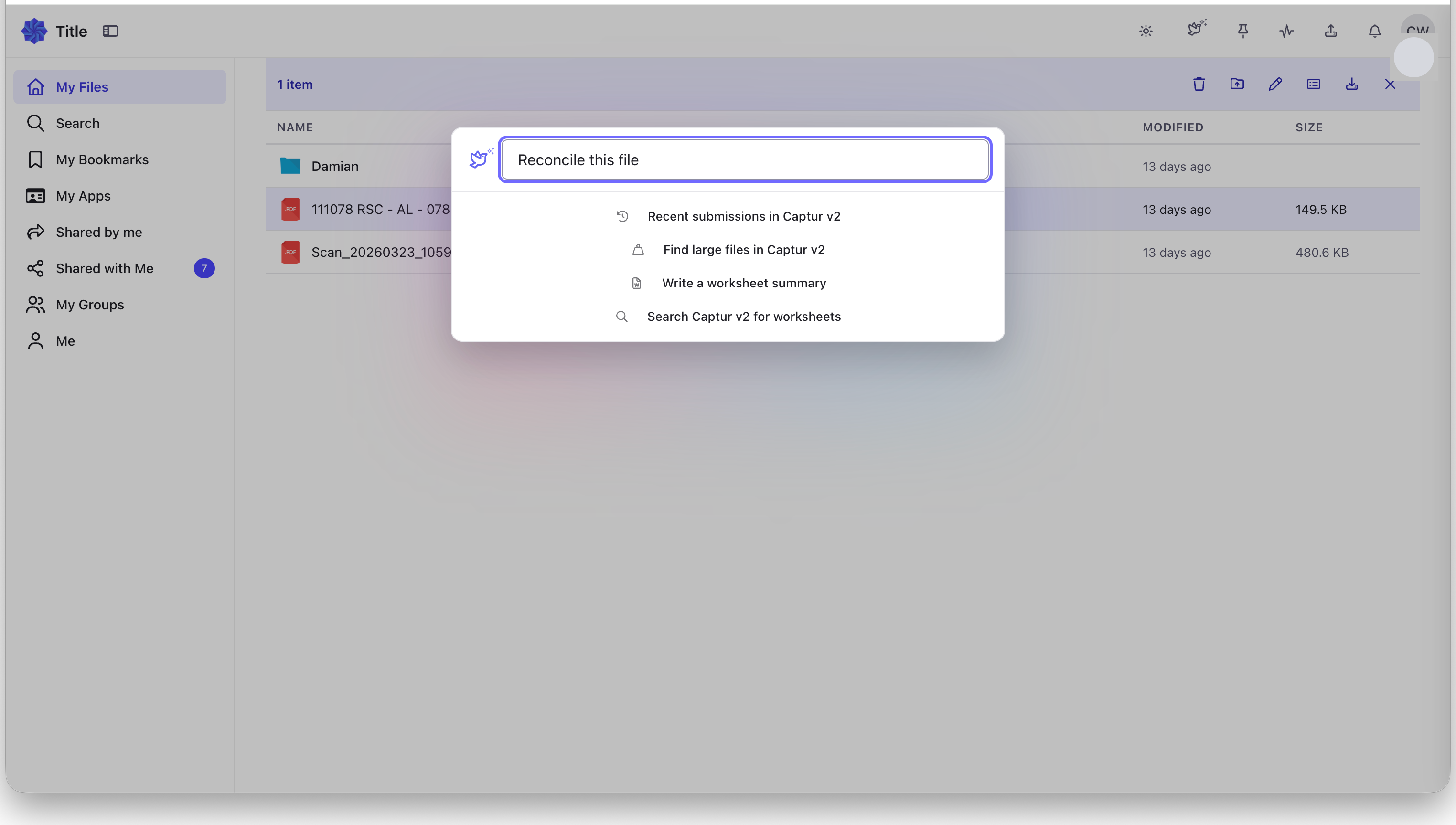 Grace prompt, Reconcile this file